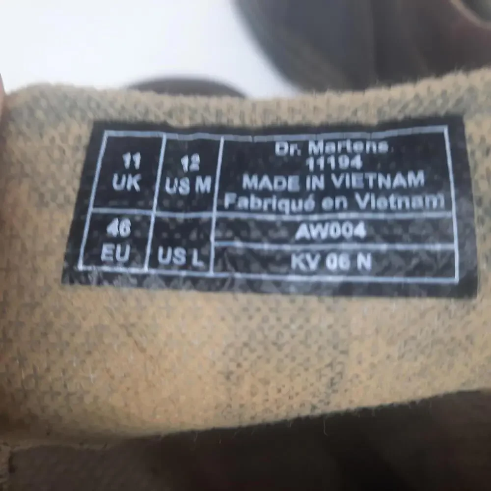 VTG Dr. Martens Brown‎ Leather Shoes - Size 12 Men's